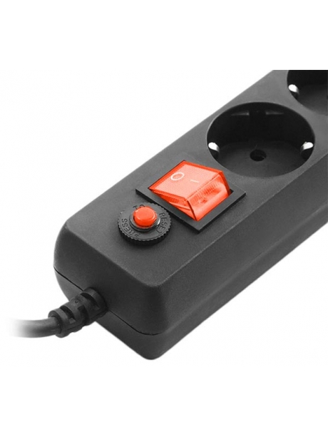 сетевой фильтр Гарнизон EH-6 1,8 м/6 розеток черный