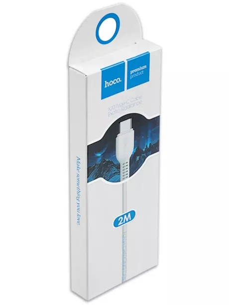 кабель передачи данных Hoco X20 Type-C 2m white