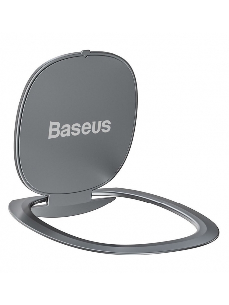 попсокет на телефон Baseus Invisible phone ring holder silver