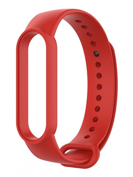 силиконовый ремешок Xiaomi для Mi Band 5 красный