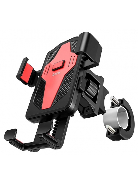 держатель на руль велосипеда Hoco CA73 Flying one-touch bicycle and motorcycle universal holder black &amp; red