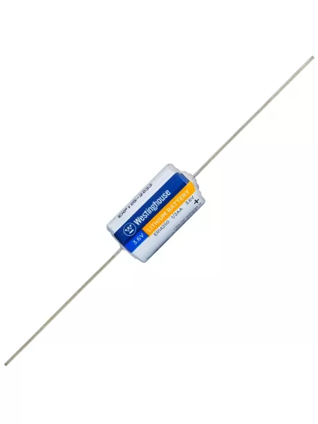 литиевая батарейка 3.6v Westinghouse ER 14250Y (1/2AA) axial wires 