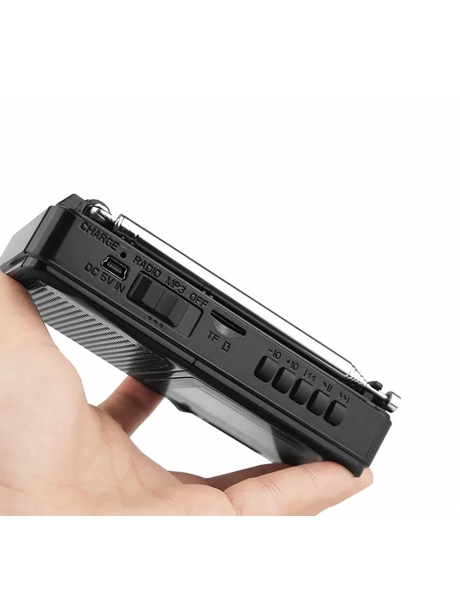 портативный радиоприемник с MP3 плеером XHDATA D-328 black