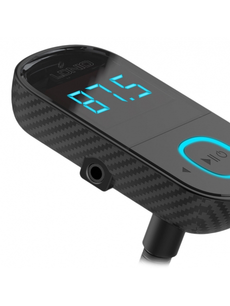 автомобильная зарядка c Bluetooth FM трансмиттером LDNIO C705Q black