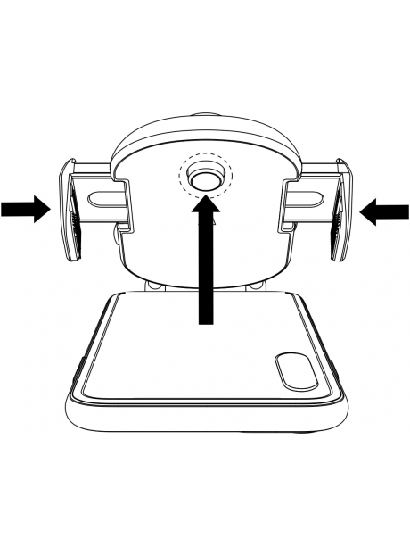 автомобильный держатель на присоске Arroys Dash-MT1 black