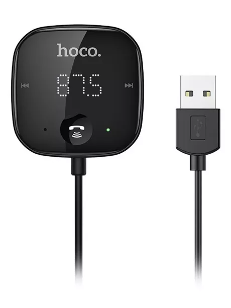 FM трансмитер с bluetooth Hoco E65 Unity car BT FM transmitter black