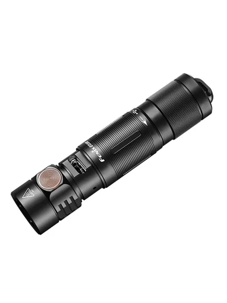 светодиодный аккумуляторный фонарь Fenix E05R черный