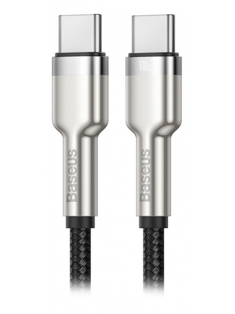 кабель передачи данных Baseus Cafule Series Metal Data Cable Type-C to Type-C 100W 2m black