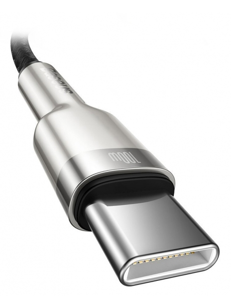 кабель передачи данных Baseus Cafule Series Metal Data Cable Type-C to Type-C 100W 2m black