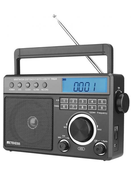 Переносной радиоприемник с MP3 плеером Retekess TR629 