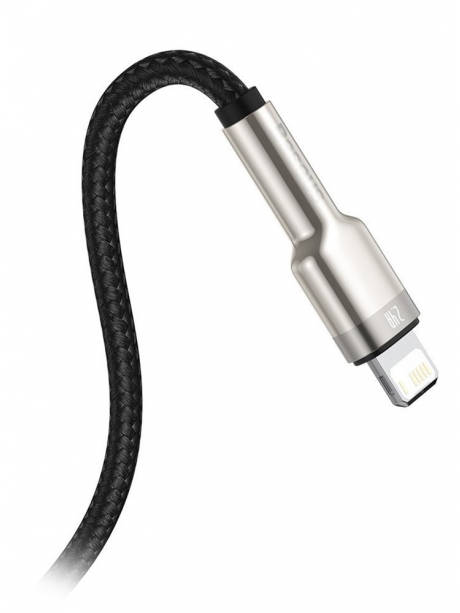 кабель передачи данных Baseus Cafule Series Metal Data Cable USB to IP 2.4A 2m black