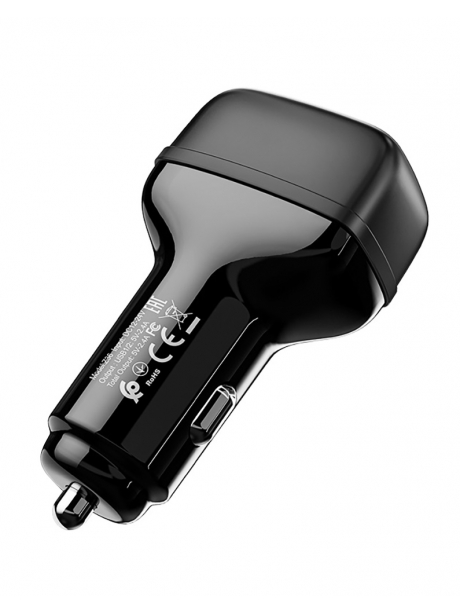 автомобильное зарядное устройство Hoco Z36 Leader 2USB 2.4A black