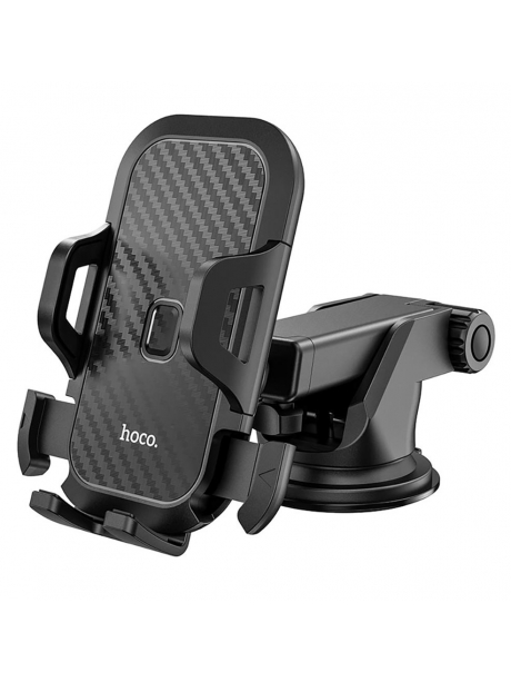 держатель Hoco CA76 Touareg one-touch center console car holder black