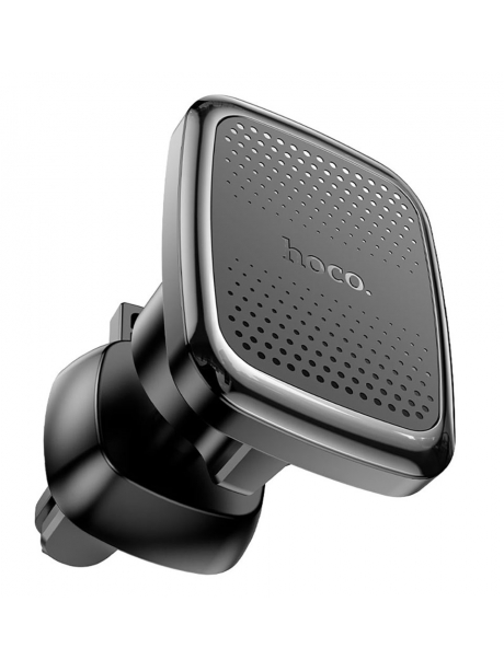 магнитный держатель на воздуховод Hoco CA106 Air outlet magnetic car holder black metal gray