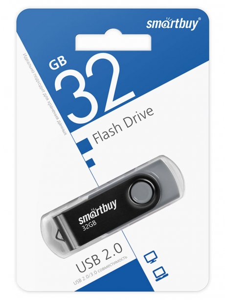 флешка USB SmartBuy Twist 32GB black