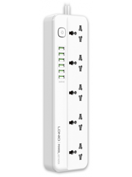 сетевой фильтр LDNIO SC5614 6USB*5 розеток 2м white