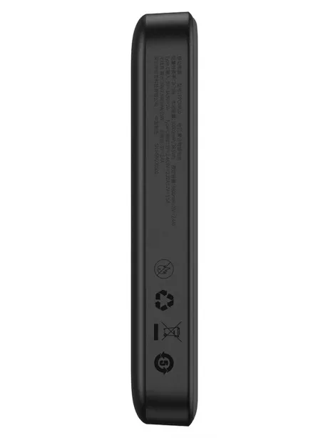 внешний аккумулятор c магнитной зарядкой iPhone Baseus Magnetic Mini Wireless Fast Charge Power Bank 10000mAh 20W black