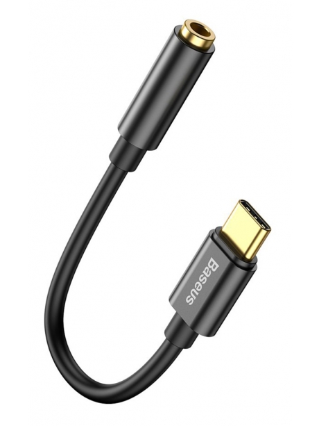 переходник для наушников Baseus Type-C Male to 3.5mm Female Adapter L54 black