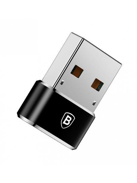 адаптер Baseus Mini Type-C female to USB male adapter converter black