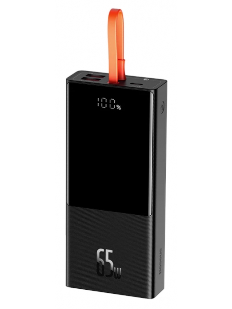 внешний аккумулятор с Apple Power Delivery Baseus Elf Digital Display Fast Charging Power Bank 20000mAh 65W black