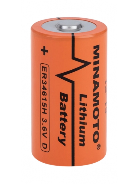 литиевая промышленная батарейка Minamoto ER 34615H (D) 