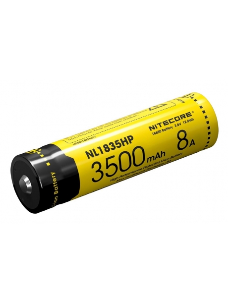 литиевый аккумулятор NiteCore NL1835HP 18650 3.6v 3500mA Li-ion 3.6v 8A  с защитой 