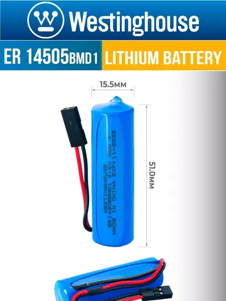 батарейки 3.6 В с коннектором Dupont 2,54 (BLS-2) Westinghouse ER 14505BMD1 (AA) connector 10шт. 