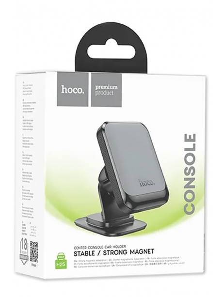 держатель для телефона на торпеду Hoco H25 Climber magnetic car holder (center console) black &amp; grey