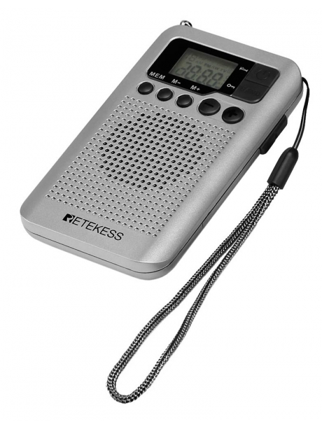 карманный цифровой радиоприемник Retekess TR106 silver