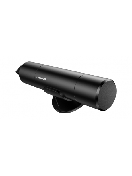 спасательный молоток в машину Baseus Sharp Tool Safety Hammer (Window-breaking+Safety belt cutting) dark gray