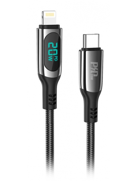 кабель для быстрой зарядки iPhone Hoco S51 Extreme PD charging data cable for iP black