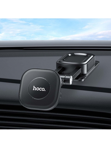 держатель на 3М скотче со штангой Hoco H4 Mike magnetic car mount (center console) black