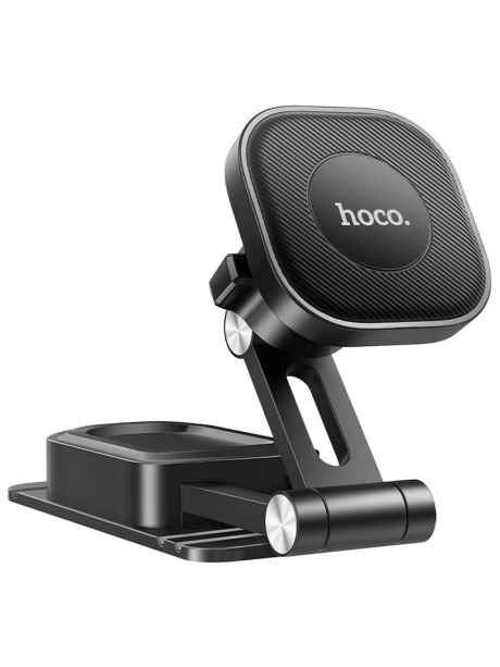 держатель на 3М скотче со штангой Hoco H4 Mike magnetic car mount (center console) black