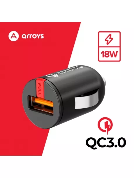 автомобильное зарядное устройство для смартфона Arroys CR-1 