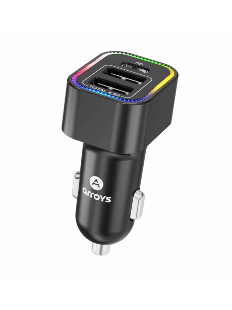 автомобильное зарядное устройство Arroys CR-6 