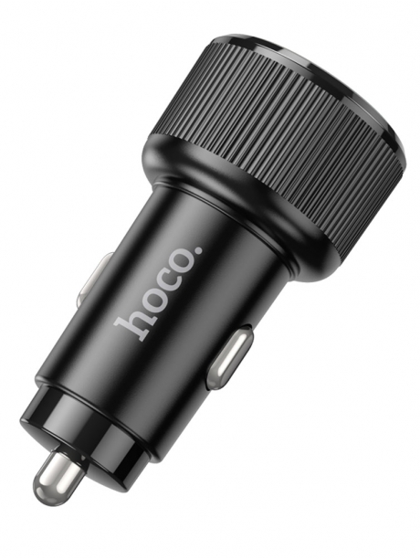 автомобильное зарядное устройство Hoco NZ14B Guerrero PD50W(2C) car charger black