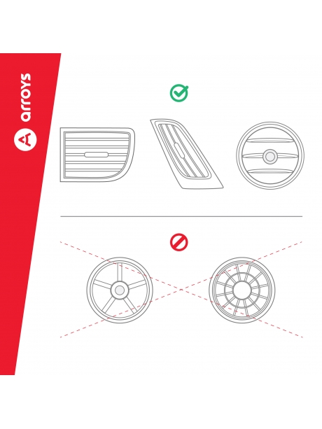 автомобильный держатель Arroys Vent-MS2H black