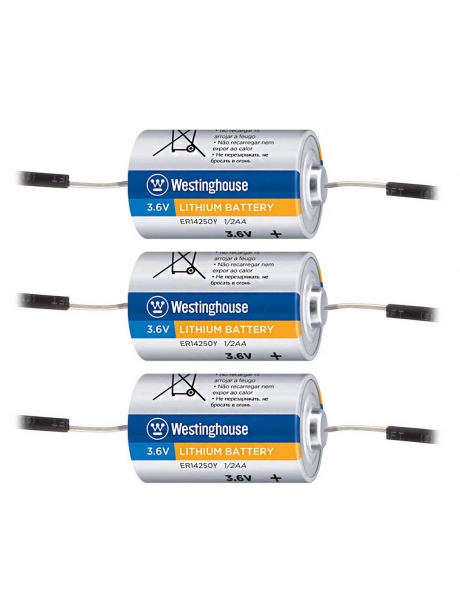 батарейки Westinghouse ER 14250Y (1/2AA) axial wires 3шт. 