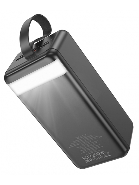 внешний аккумулятор повербанк Hoco J123C Element 22.5W+PD20W power bank with display(60000mAh) black