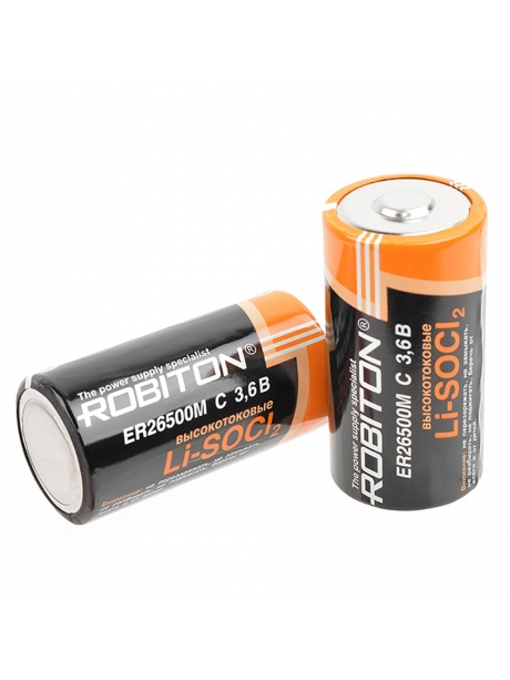 батарейка литий тионилхлоридная Robiton ER 26500M (C) 