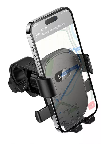 держатель на руль велосипеда или мотоцикла Hoco H85 Knight motorcycle bicycle universal holder black