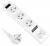 сетевой фильтр с USB портами Bestek EU power strip MRJ3600HU white