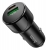 автомобильная зарядка c дисплеем Hoco Z42 Light road dual port digital display PD20W+QC3.0 car charger black