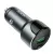 автомобильная зарядка c дисплеем Hoco Z42 Light road dual port digital display PD20W+QC3.0 car charger metal gray