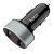 автомобильное зарядное устройство с дисплеем Hoco Z26 high praise dual port car charger with digital display black