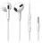 проводные наушники с микрофоном Baseus Encok 3.5mm lateral in-ear Wired Earphone H17 white