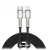 кабель для быстрой зарядки iPhone Baseus Cafule Series Metal Data Cable Type-C to iP PD 20W 2m black