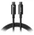 кабель для быстрой зарядки Baseus Tungsten Gold Fast Charging Data Cable Type-C to Type-C 240W 2m black