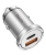 зарядка для телефона в машину Hoco NZ10 Handy PD45W+QC3.0 car charger silver