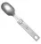 походный мультитул (ложка, вилка и нож) Roxon C1 ( C1S ) silver